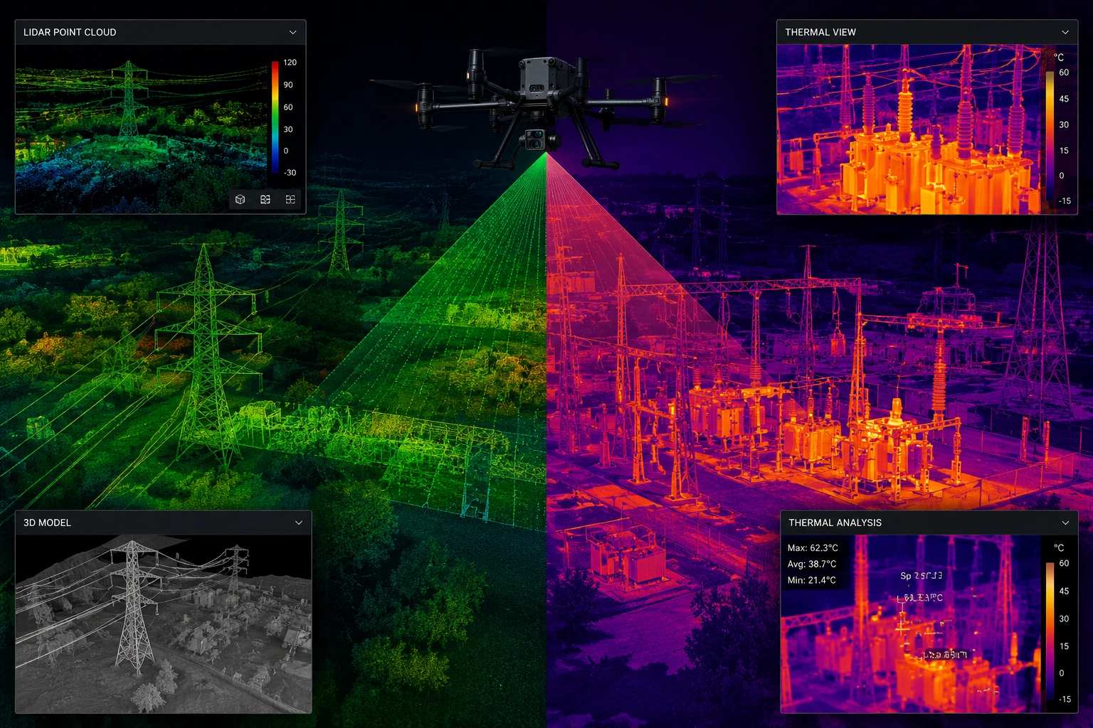 LiDAR drone sensor